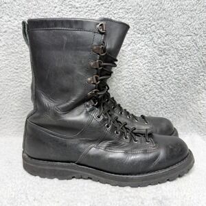 Danner Fort Lewis Mens Size 13 Combat Boots Black Leather Gore-Tex 200G 69110